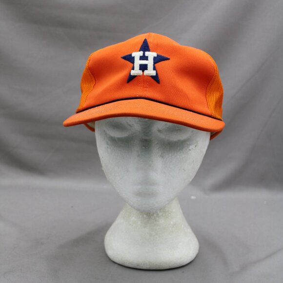 Houston Astros Hat (VTG) - 1970s Trucker by Sports Specialties - Adult Snapback - Picture 1 of 8